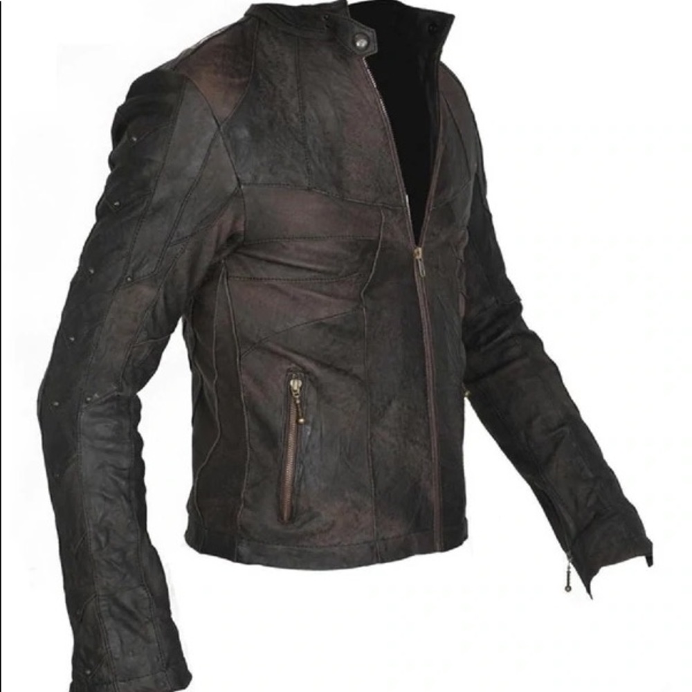 Jan Hilmer Hornet Leather Jacket Dark Antique Brown